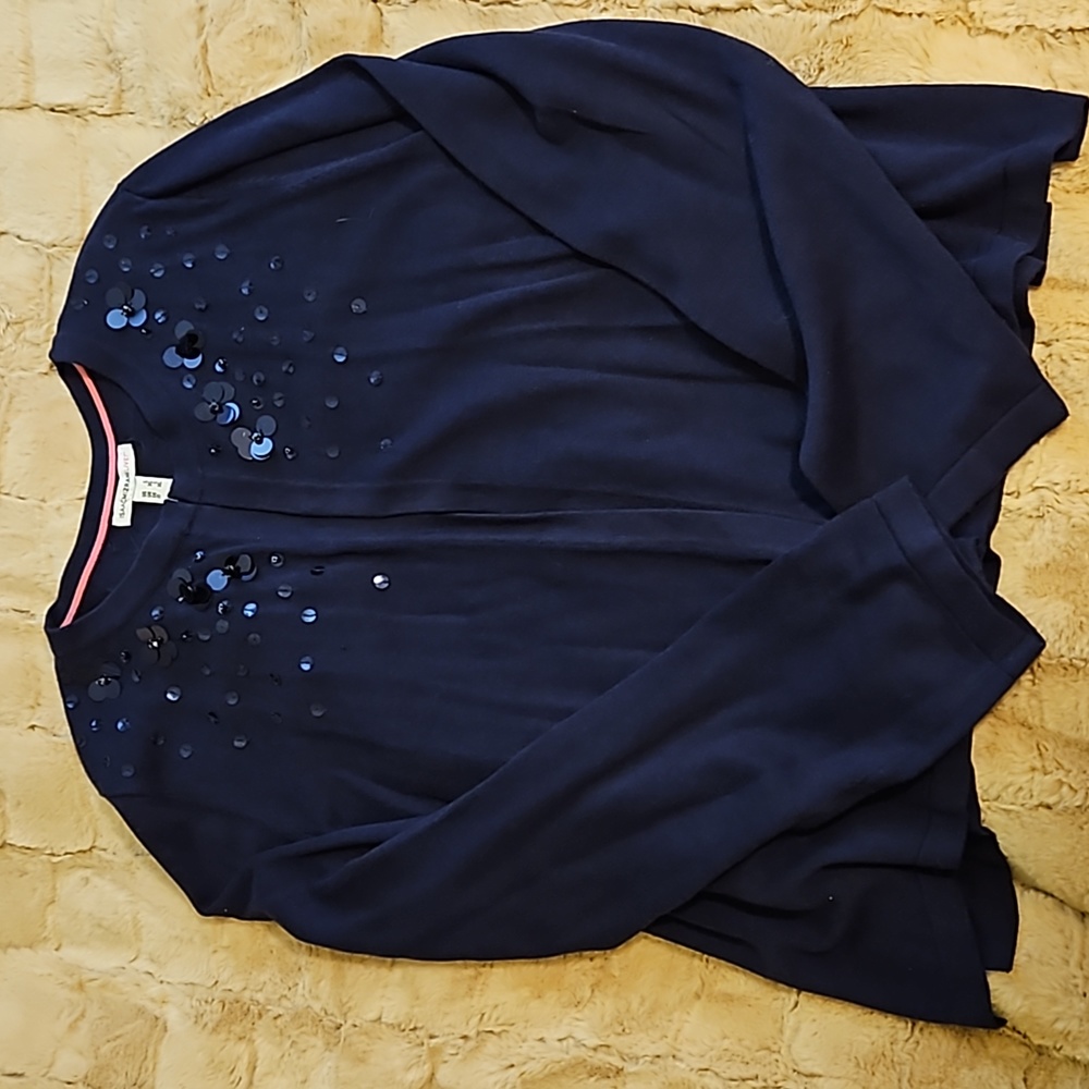 Navy blue Isaac Mizrahi sweater